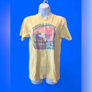 Rare Vintage 1970’s yellow Roach single stitch t. Tequila sunrise